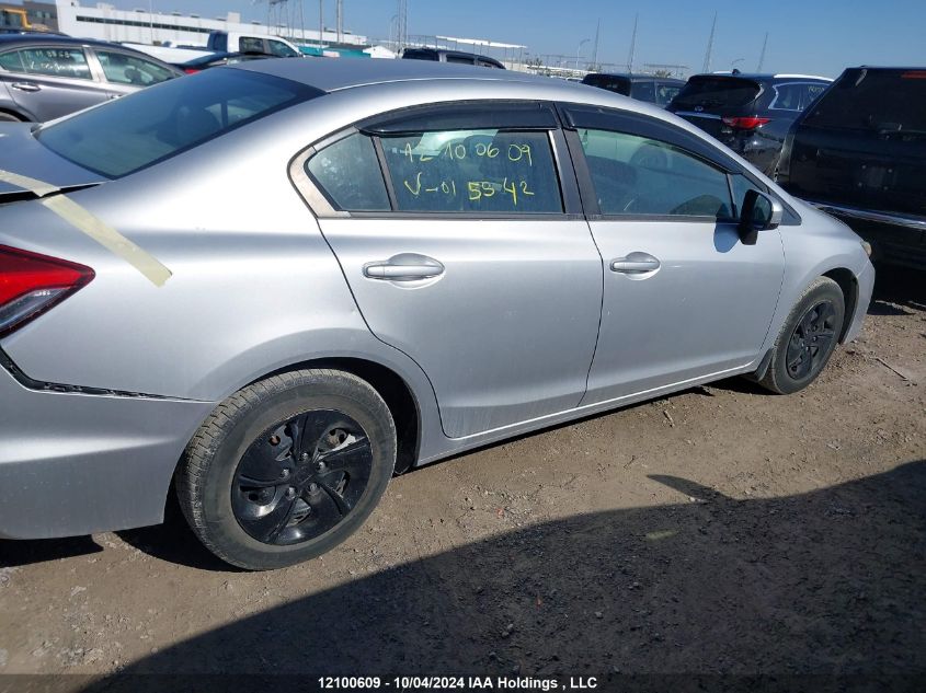 2014 Honda Civic Sedan VIN: 2HGFB2F41EH015542 Lot: 12100609