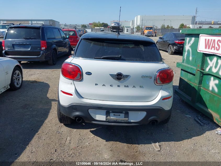 2014 Mini Cooper Paceman VIN: WMWSS7C59EWN72141 Lot: 12100646