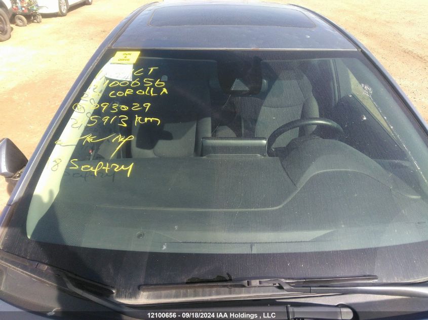 2020 Toyota Corolla Le VIN: 5YFBPRBE9LP093029 Lot: 12100656