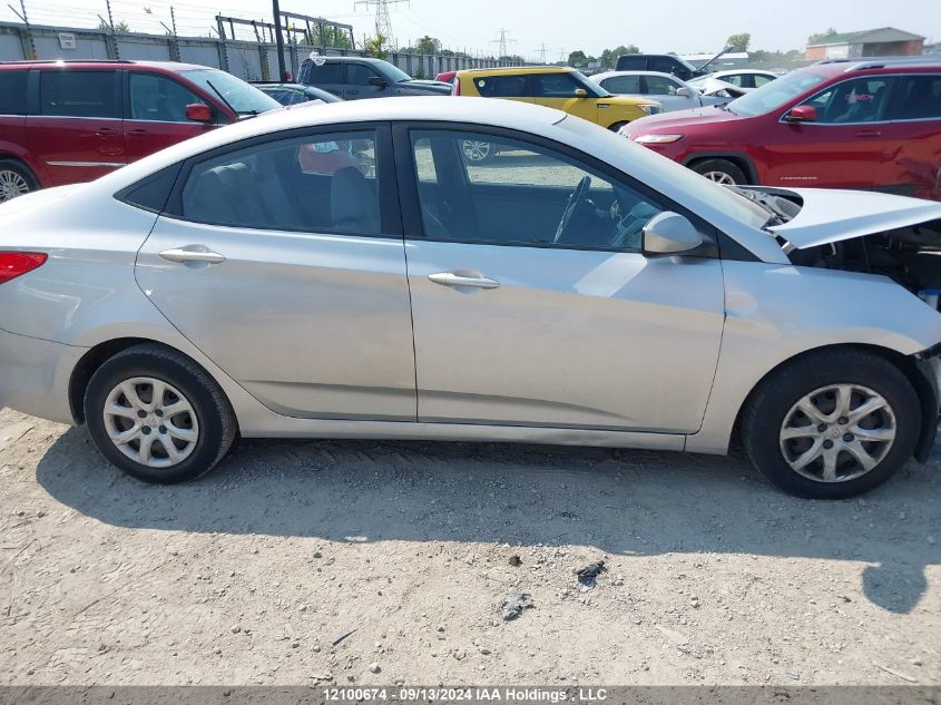 2012 Hyundai Accent Gl VIN: KMHCT4AE3CU089111 Lot: 12100674