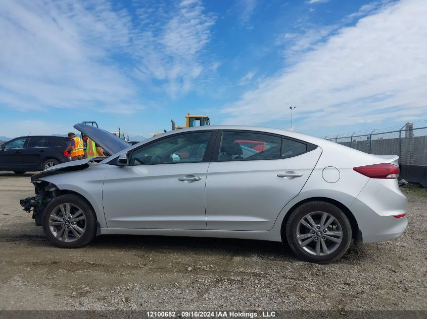 KMHD84LF7JU697352 2018 Hyundai Elantra Gl Se