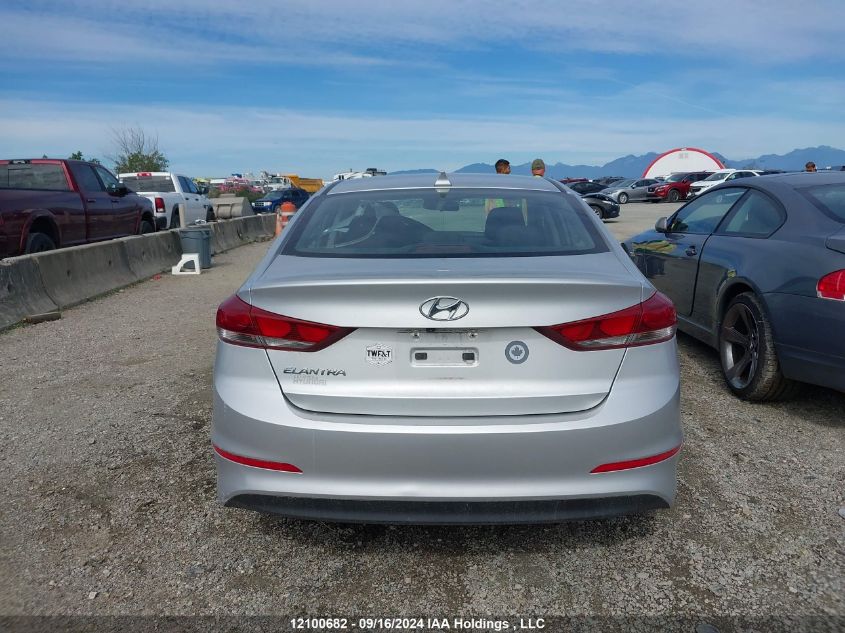 KMHD84LF7JU697352 2018 Hyundai Elantra Gl Se