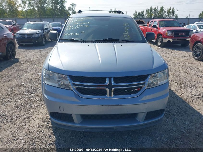 2013 Dodge Journey Se VIN: 3C4PDCAB1DT591078 Lot: 12100693