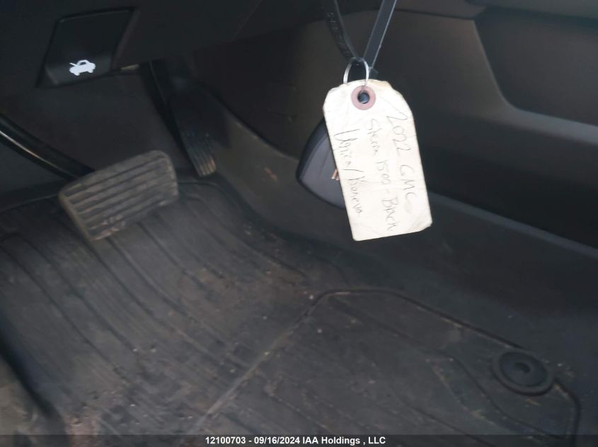 2022 GMC Sierra 1500 VIN: 3GTUUEET5NG574344 Lot: 12100703