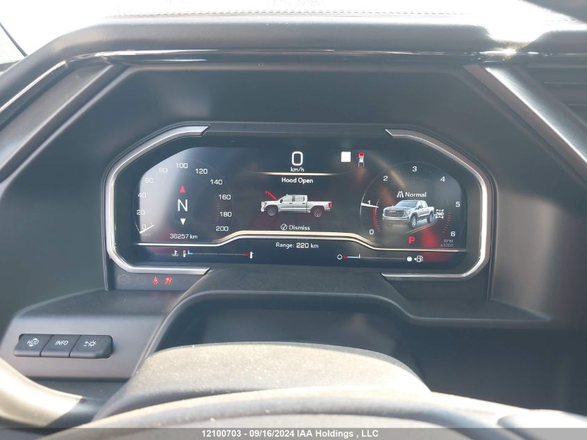 2022 GMC Sierra 1500 VIN: 3GTUUEET5NG574344 Lot: 12100703