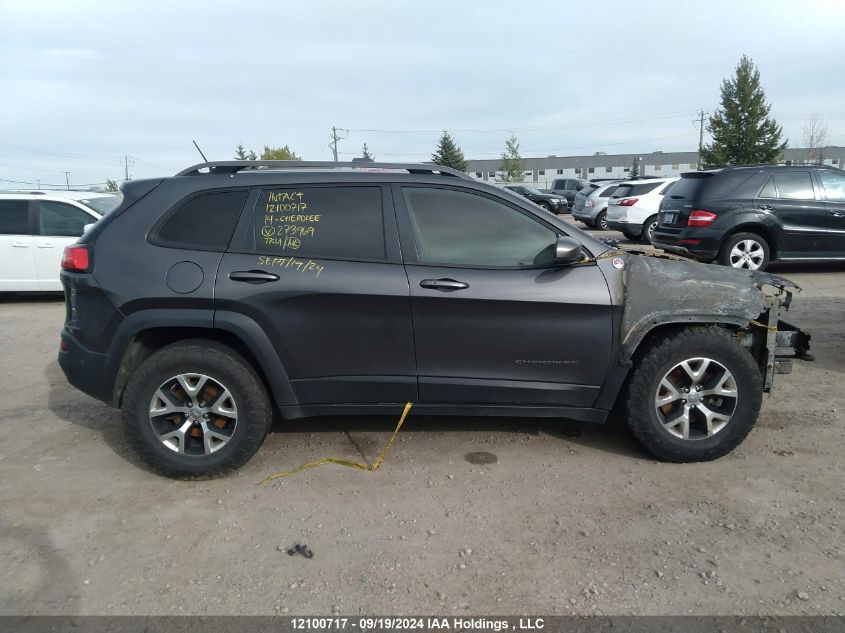 2014 Jeep Cherokee Trailhawk VIN: 1C4PJMBS1EW273969 Lot: 12100717