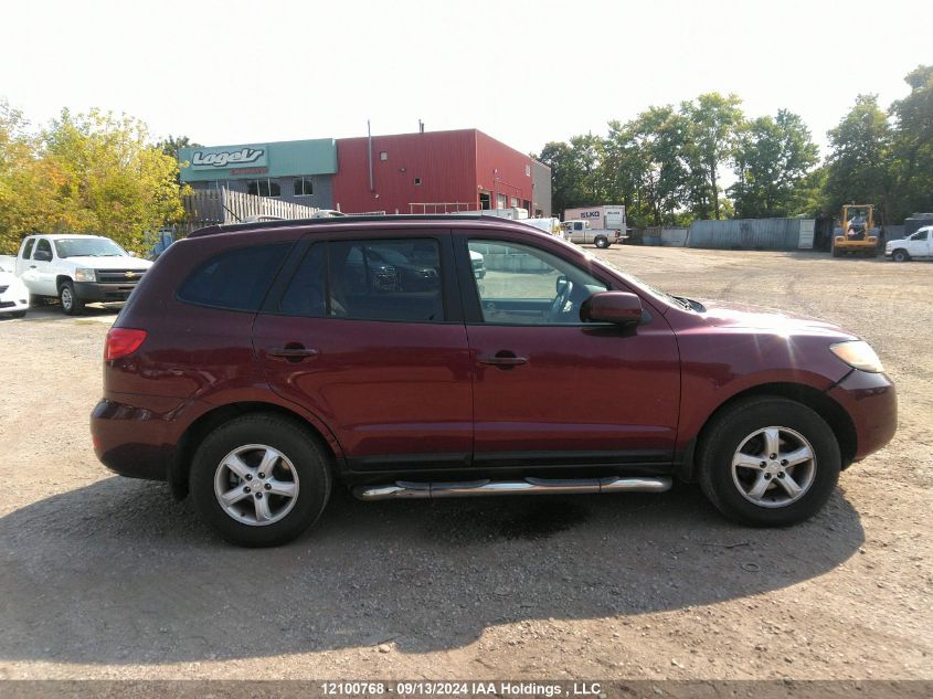 2007 Hyundai Santa Fe Gl VIN: 5NMSG13E97H070009 Lot: 12100768