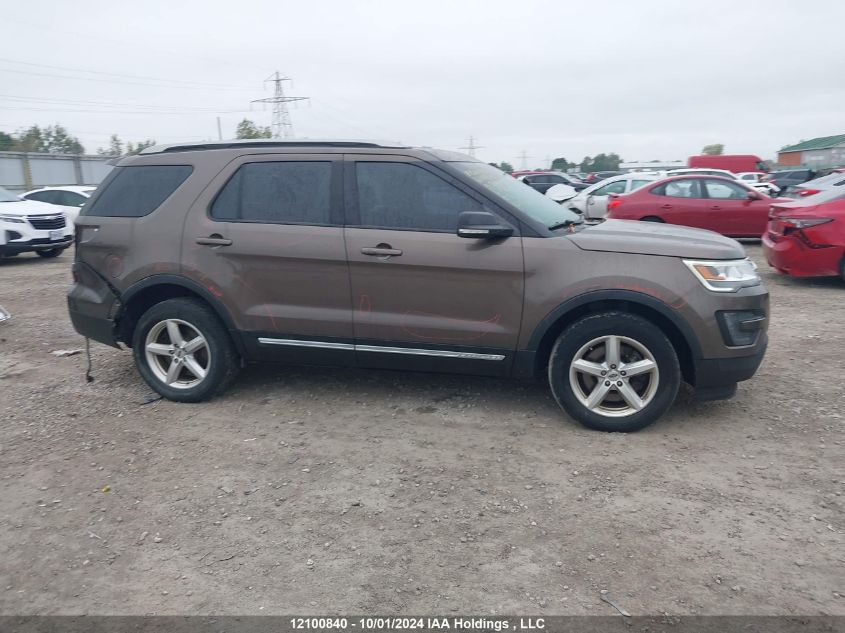 2016 Ford Explorer Xlt VIN: 1FM5K8D82GGA30581 Lot: 12100840