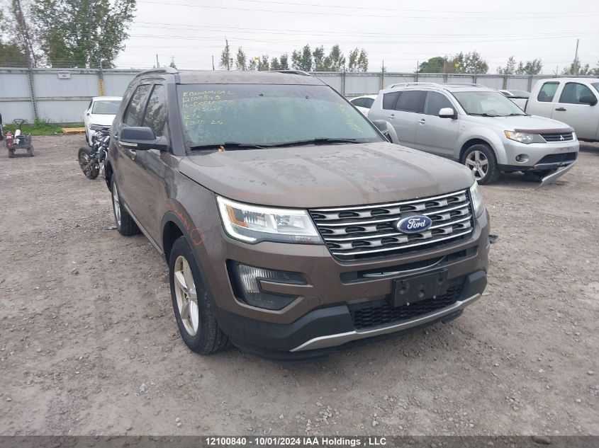 2016 Ford Explorer Xlt VIN: 1FM5K8D82GGA30581 Lot: 12100840