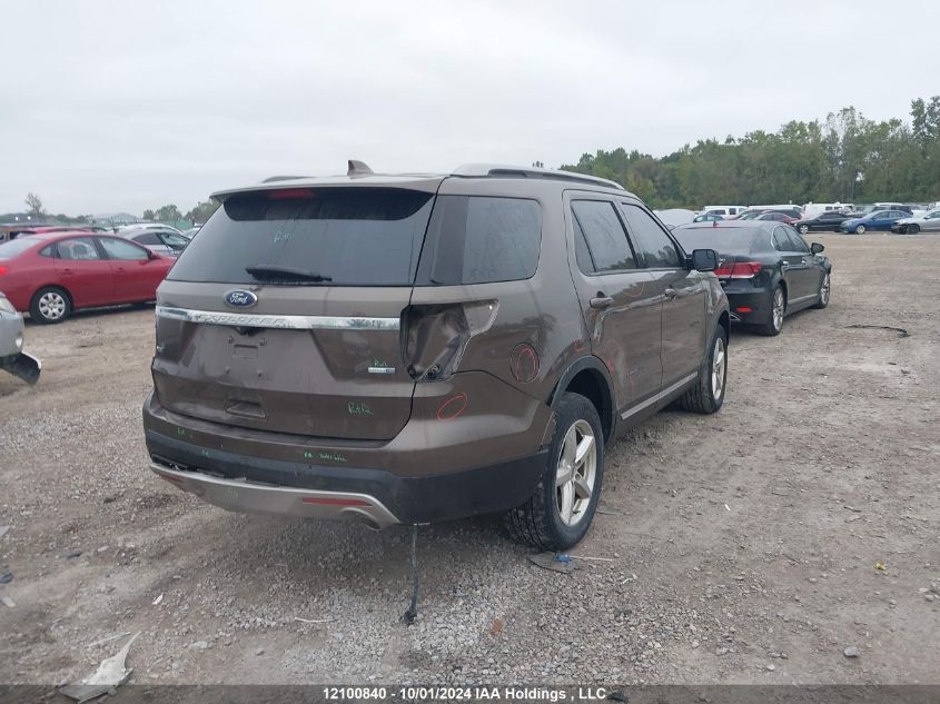 2016 Ford Explorer Xlt VIN: 1FM5K8D82GGA30581 Lot: 12100840