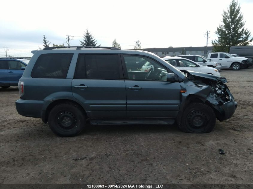 2006 Honda Pilot Ex VIN: 2HKYF18566H004170 Lot: 12100863