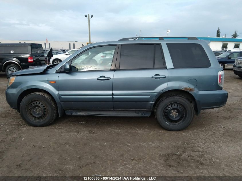 2006 Honda Pilot Ex VIN: 2HKYF18566H004170 Lot: 12100863