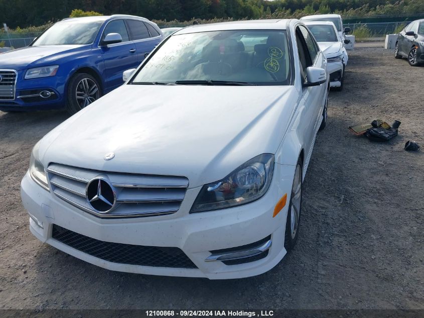 2013 Mercedes-Benz C 300 4Matic VIN: WDDGF8AB0DA785430 Lot: 12100868