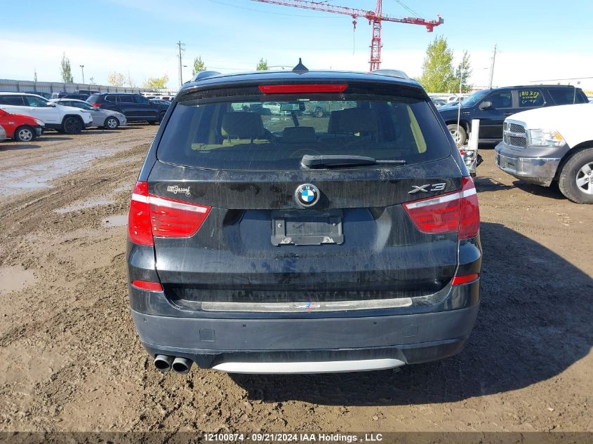 2013 BMW X3 VIN: 5UXWX9C5XD0A09894 Lot: 12100874