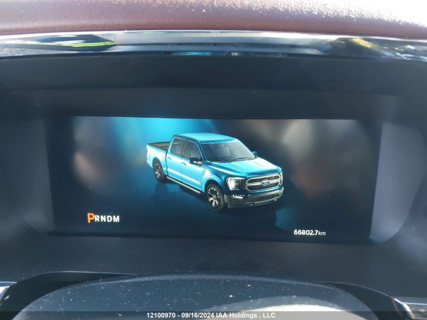 2021 Ford F150 Supercrew VIN: 1FTFW1ED7MFC10978 Lot: 12100970