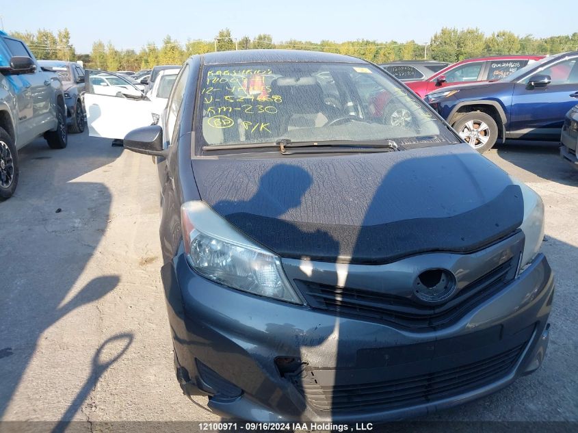 2012 Toyota Yaris VIN: JTDKTUD34CD529668 Lot: 12100971