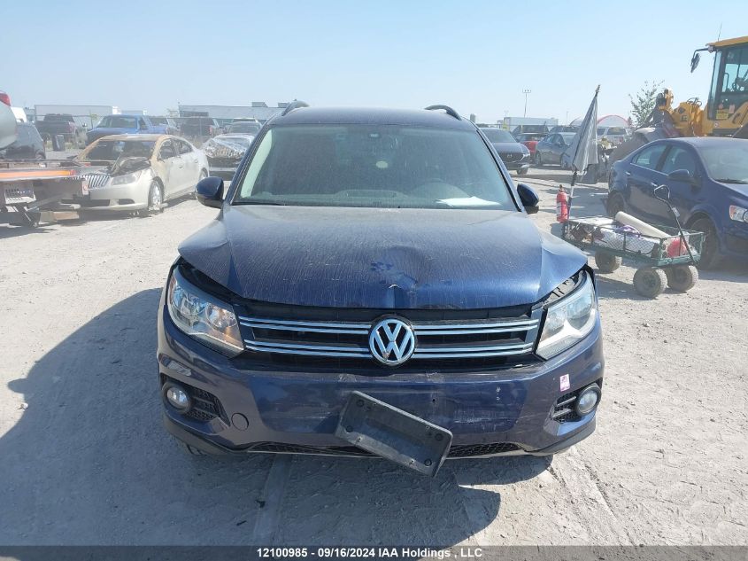 2015 Volkswagen Tiguan VIN: WVGJV7AX3FW590948 Lot: 12100985