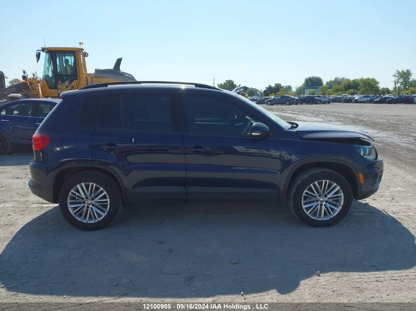 2015 Volkswagen Tiguan VIN: WVGJV7AX3FW590948 Lot: 12100985