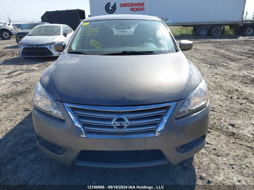 2015 Nissan Sentra VIN: 3N1AB7AP8FL643021 Lot: 12100988