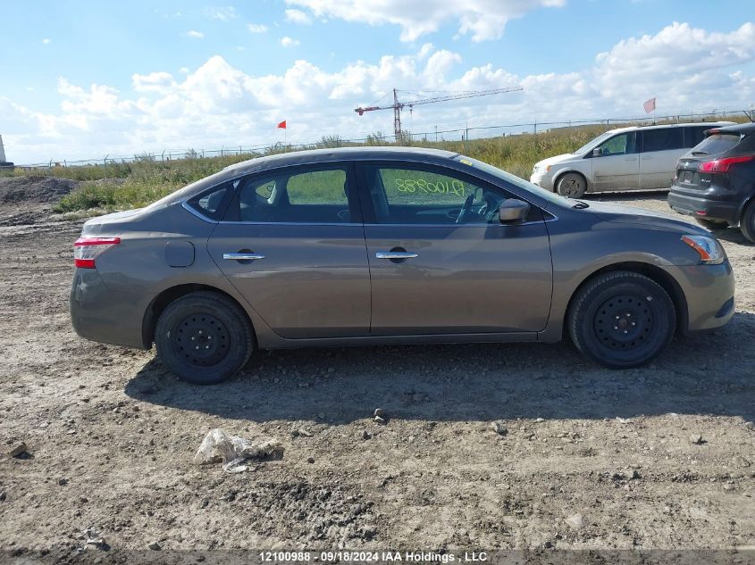 2015 Nissan Sentra VIN: 3N1AB7AP8FL643021 Lot: 12100988