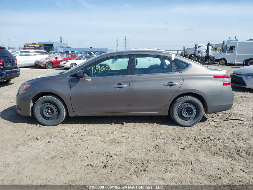 2015 Nissan Sentra VIN: 3N1AB7AP8FL643021 Lot: 12100988