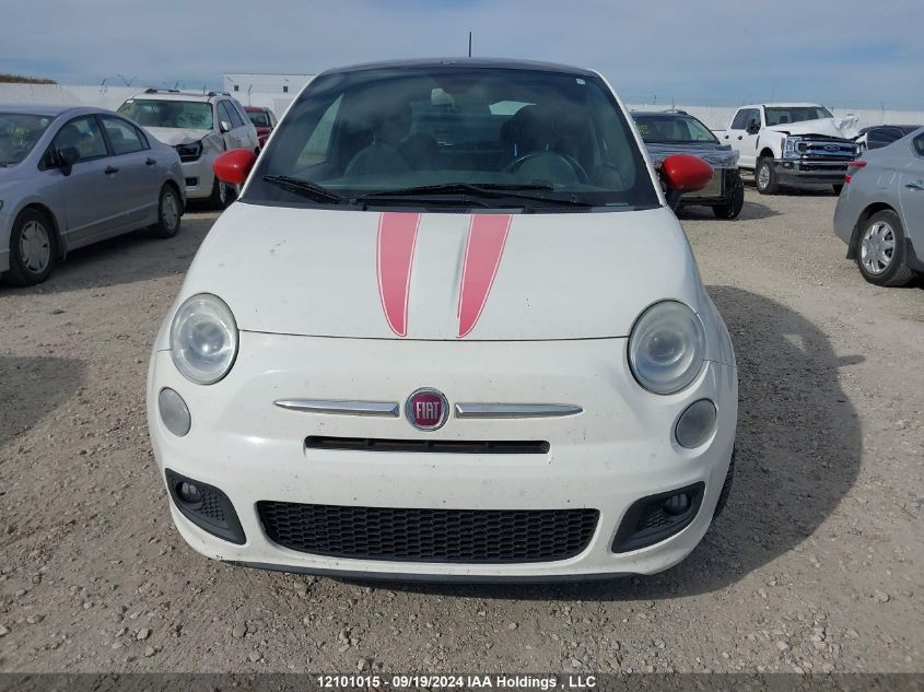 3C3CFFBR7CT103650 2012 Fiat 500 Sport