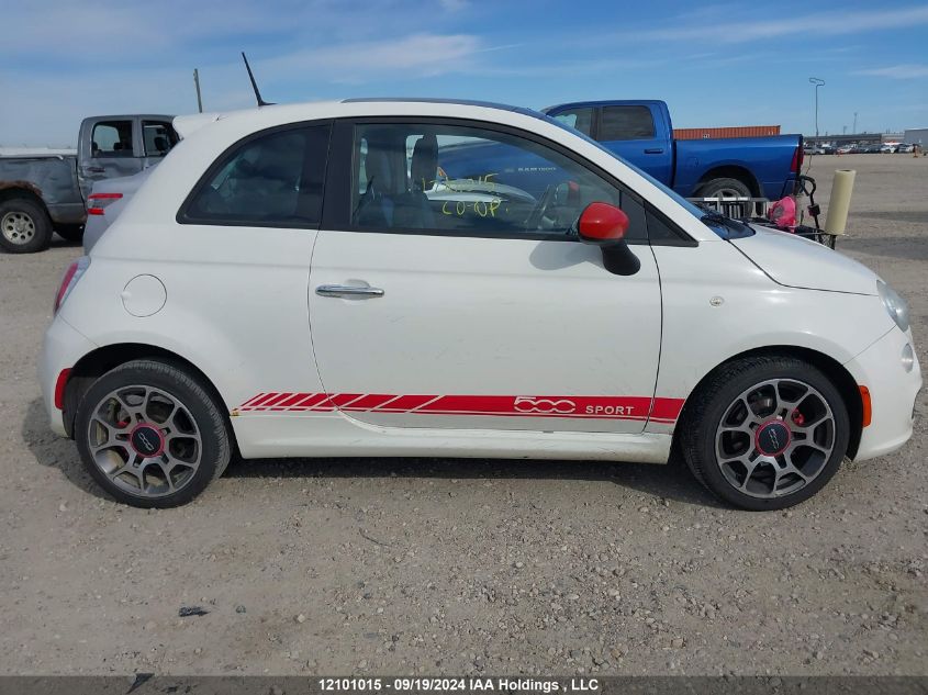 3C3CFFBR7CT103650 2012 Fiat 500 Sport