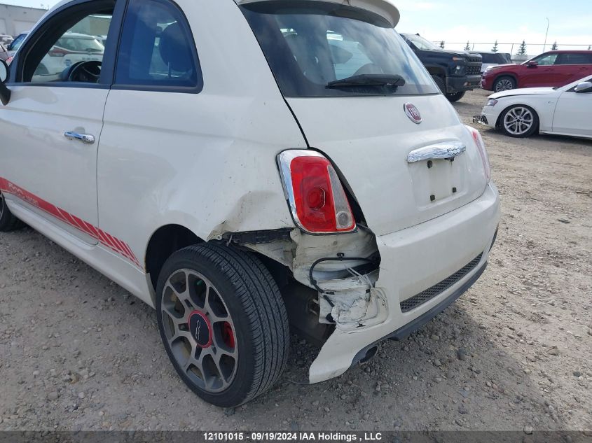 3C3CFFBR7CT103650 2012 Fiat 500 Sport