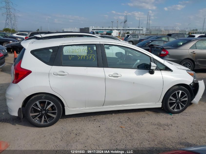 2018 Nissan Versa Note S/Sr/Sv VIN: 3N1CE2CP0JL371573 Lot: 12101033