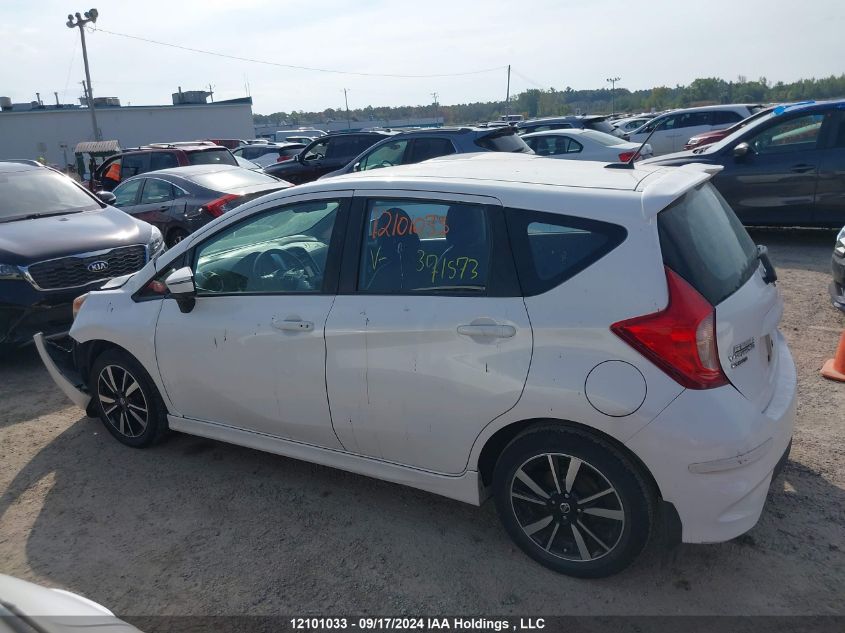 2018 Nissan Versa Note S/Sr/Sv VIN: 3N1CE2CP0JL371573 Lot: 12101033