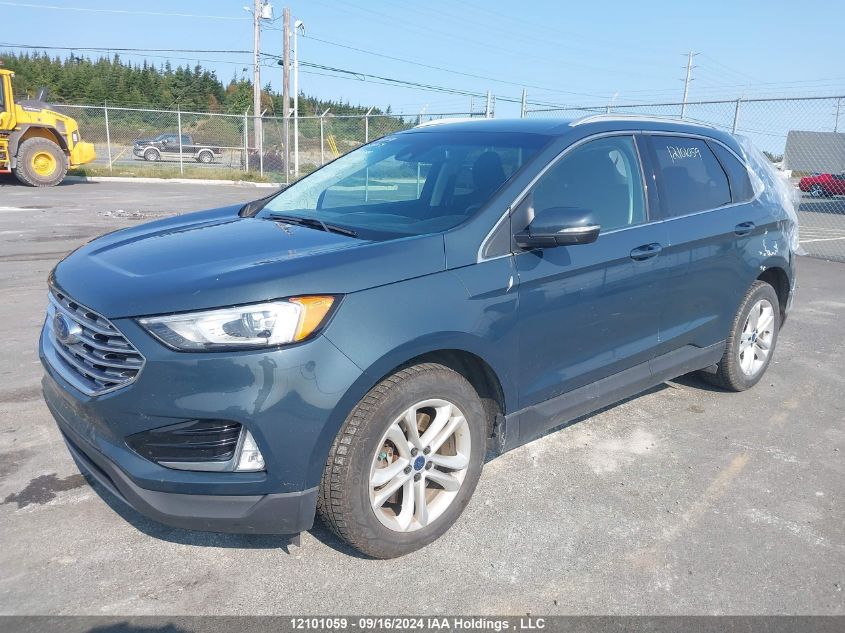 2019 Ford Edge Sel VIN: 2FMPK4J92KBB77658 Lot: 12101059