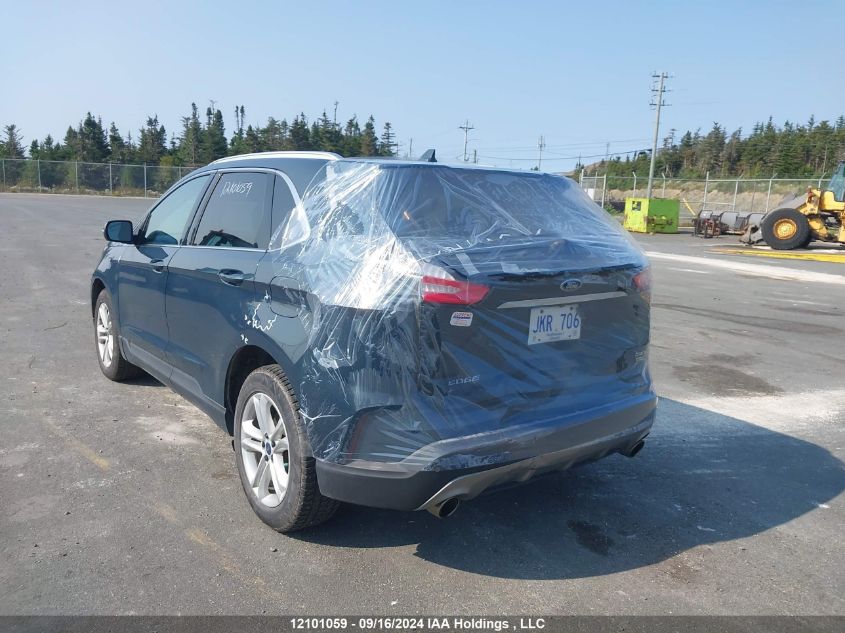 2019 Ford Edge Sel VIN: 2FMPK4J92KBB77658 Lot: 12101059