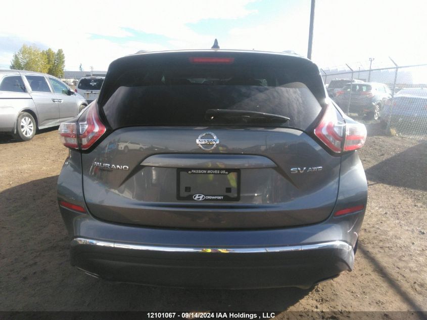 2017 Nissan Murano VIN: 5N1AZ2MH0HN180516 Lot: 12101067