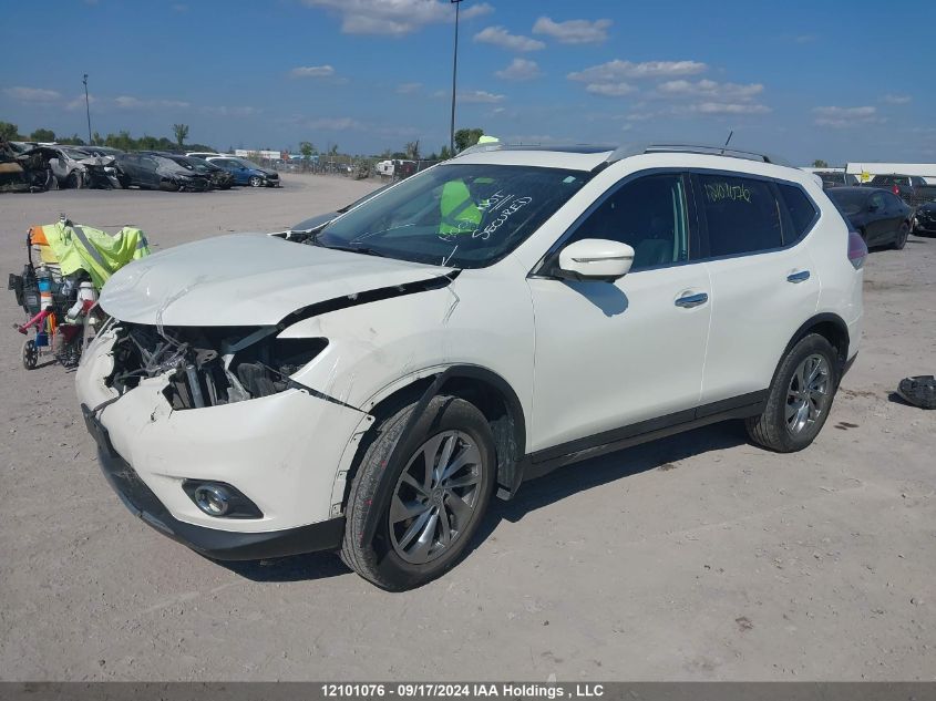 2015 Nissan Rogue VIN: 5N1AT2MV0FC922025 Lot: 12101076