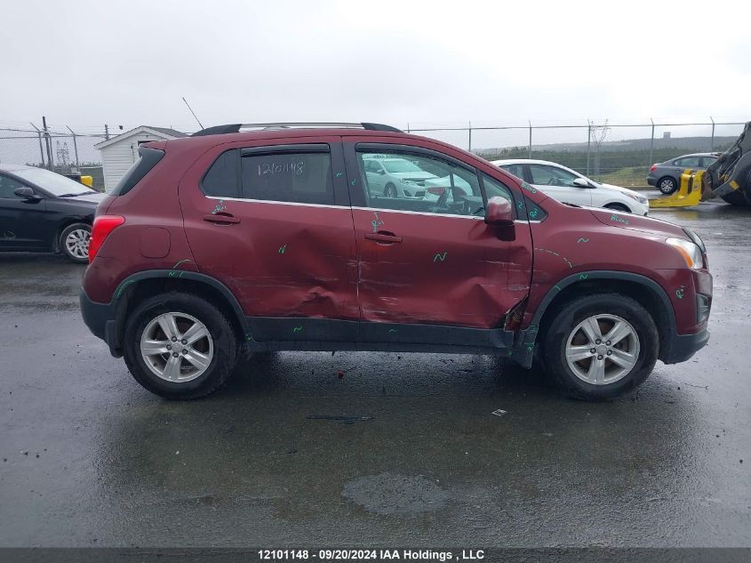 2016 Chevrolet Trax VIN: 3GNCJPSB4GL168326 Lot: 12101148