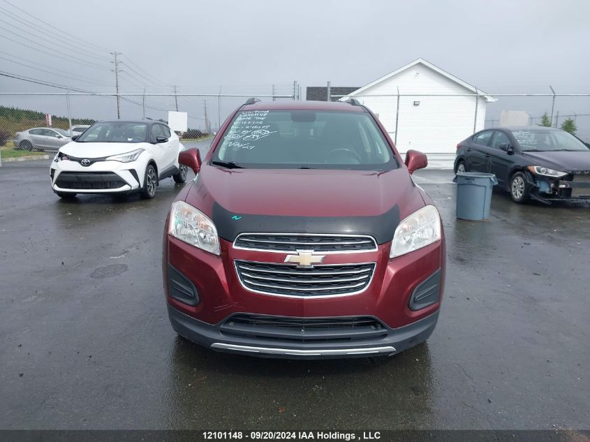 2016 Chevrolet Trax VIN: 3GNCJPSB4GL168326 Lot: 12101148