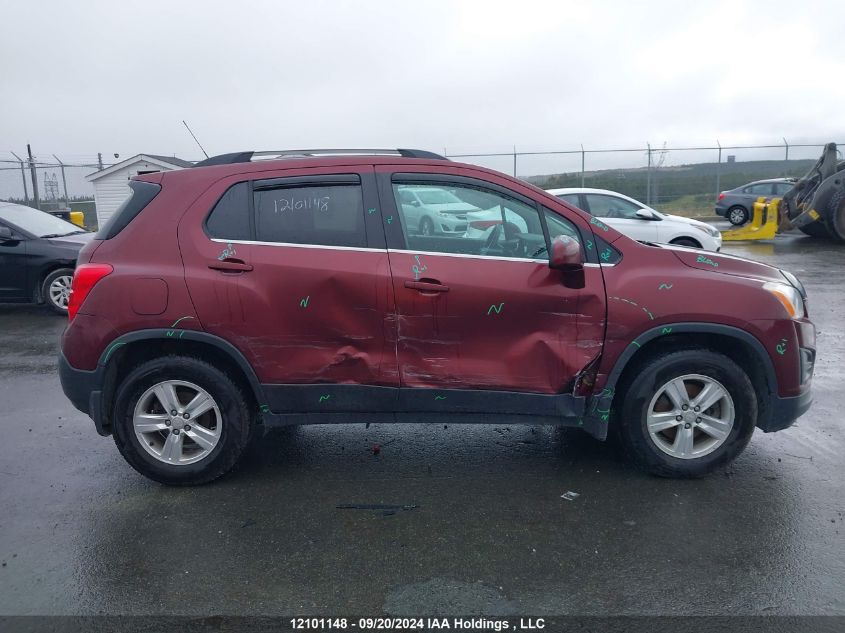 2016 Chevrolet Trax VIN: 3GNCJPSB4GL168326 Lot: 12101148