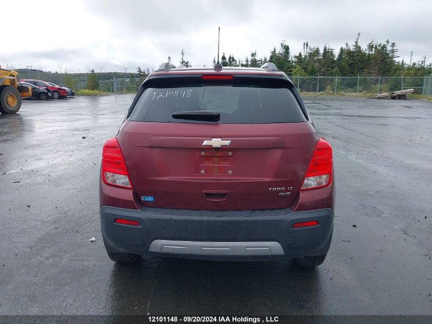 2016 Chevrolet Trax VIN: 3GNCJPSB4GL168326 Lot: 12101148