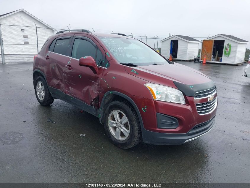 2016 Chevrolet Trax VIN: 3GNCJPSB4GL168326 Lot: 12101148