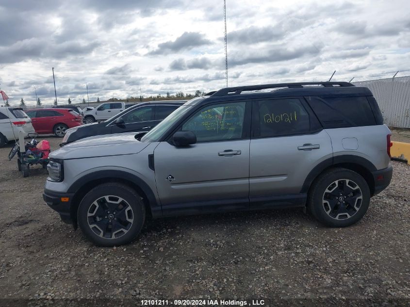 2023 Ford Bronco Sport Outer Banks VIN: 3FMCR9C6XPRD61765 Lot: 12101211