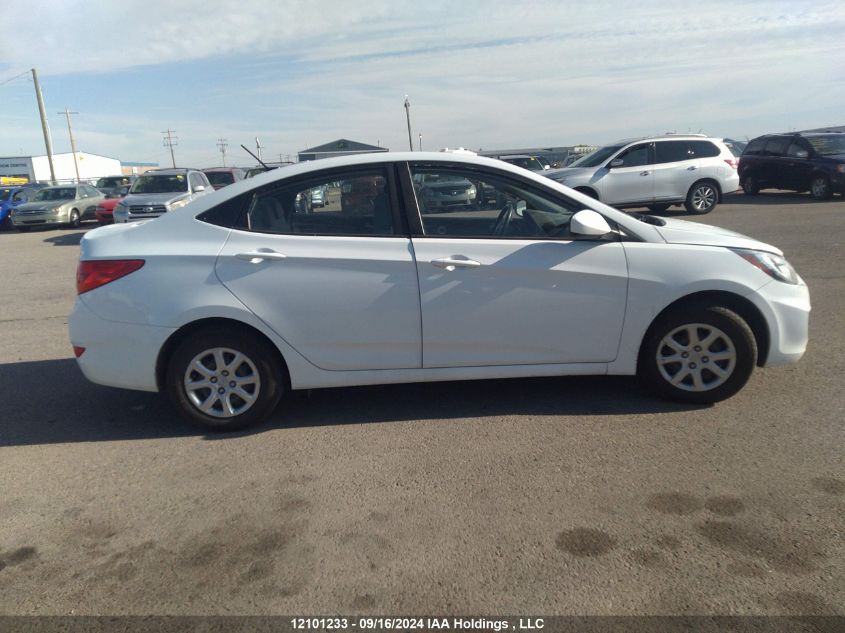 2014 Hyundai Accent L VIN: KMHCT4AE7EU762789 Lot: 12101233