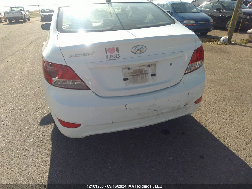 2014 Hyundai Accent L VIN: KMHCT4AE7EU762789 Lot: 12101233