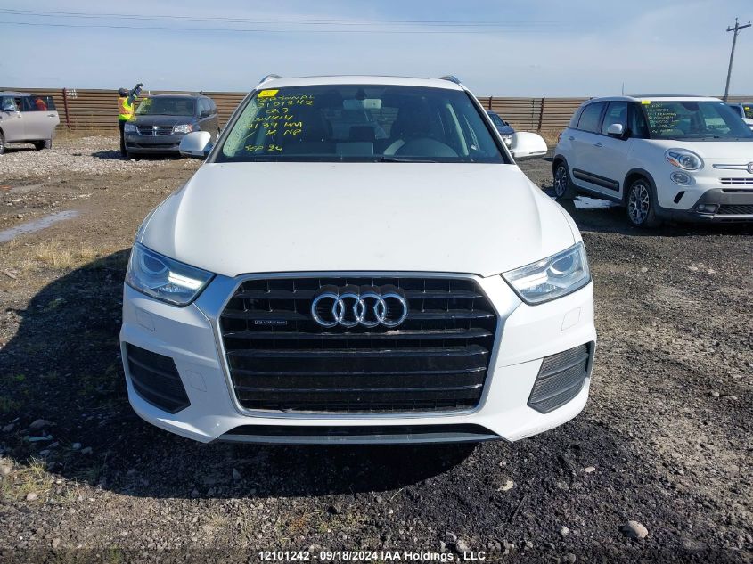 2016 Audi Q3 VIN: WA1JFCFS1GR001414 Lot: 12101242