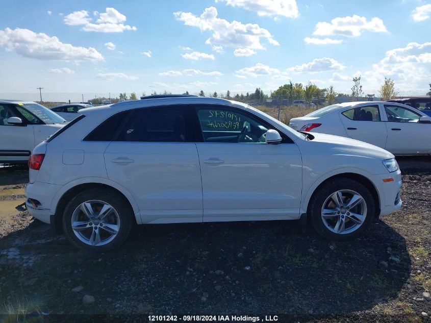 2016 Audi Q3 VIN: WA1JFCFS1GR001414 Lot: 12101242