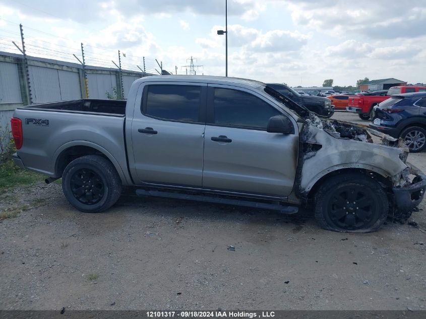 2021 Ford Ranger VIN: 1FTER4FHXMLE04489 Lot: 12101317