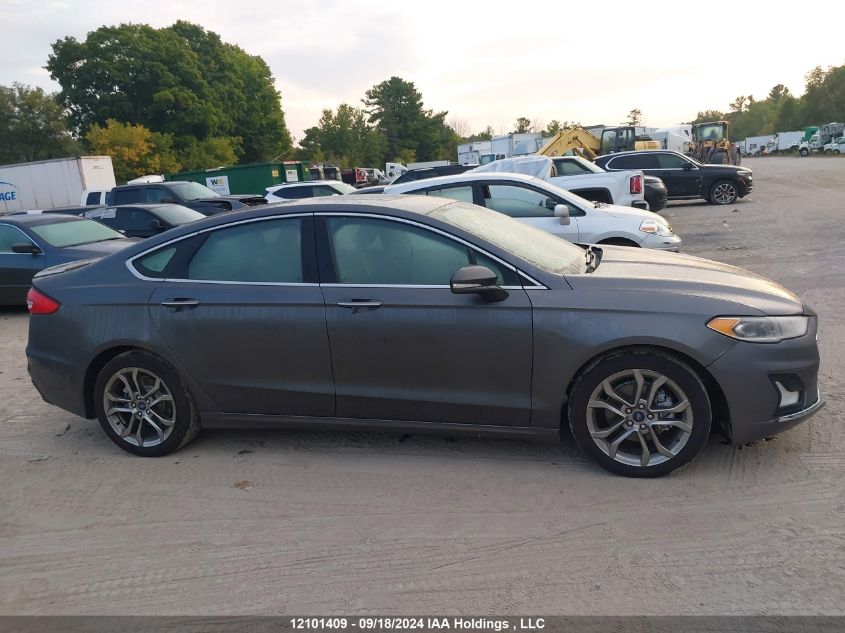 2020 Ford Fusion Titanium VIN: 3FA6P0RU4LR100530 Lot: 12101409