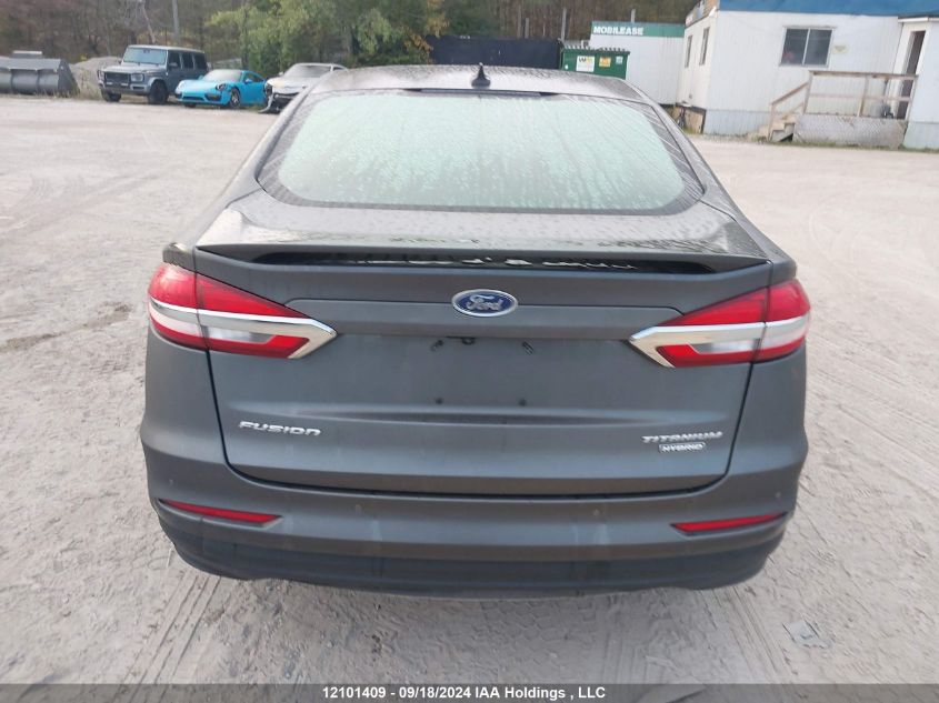 2020 Ford Fusion Titanium VIN: 3FA6P0RU4LR100530 Lot: 12101409