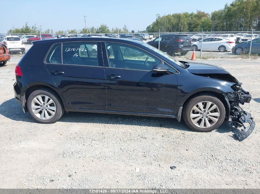 2016 Volkswagen Golf VIN: 3VW217AU2GM069583 Lot: 12101426