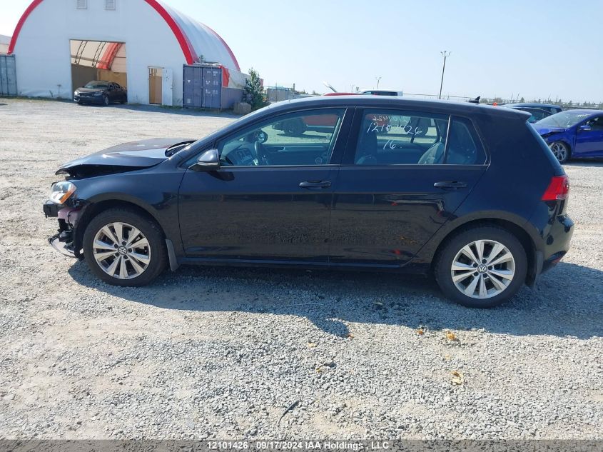 2016 Volkswagen Golf VIN: 3VW217AU2GM069583 Lot: 12101426