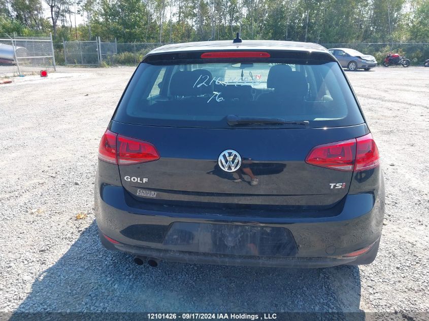 2016 Volkswagen Golf VIN: 3VW217AU2GM069583 Lot: 12101426